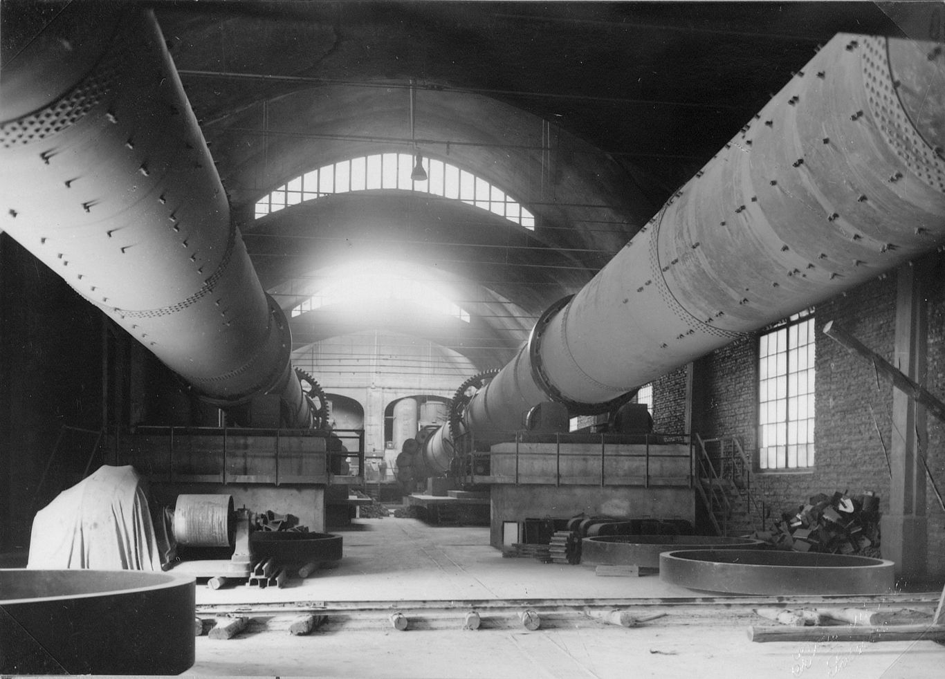 Cement factory at Podgorze, Poland